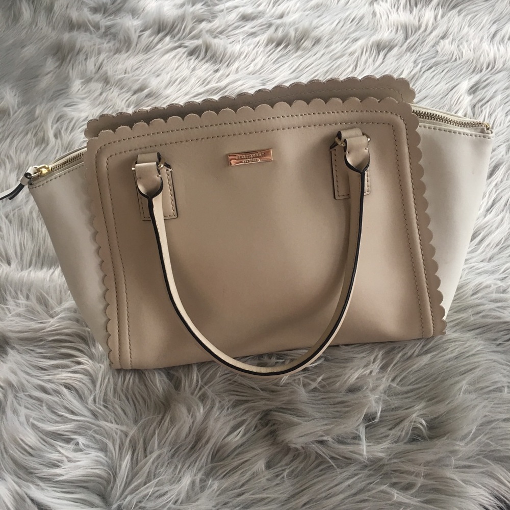 Cream Kate Spade Purse